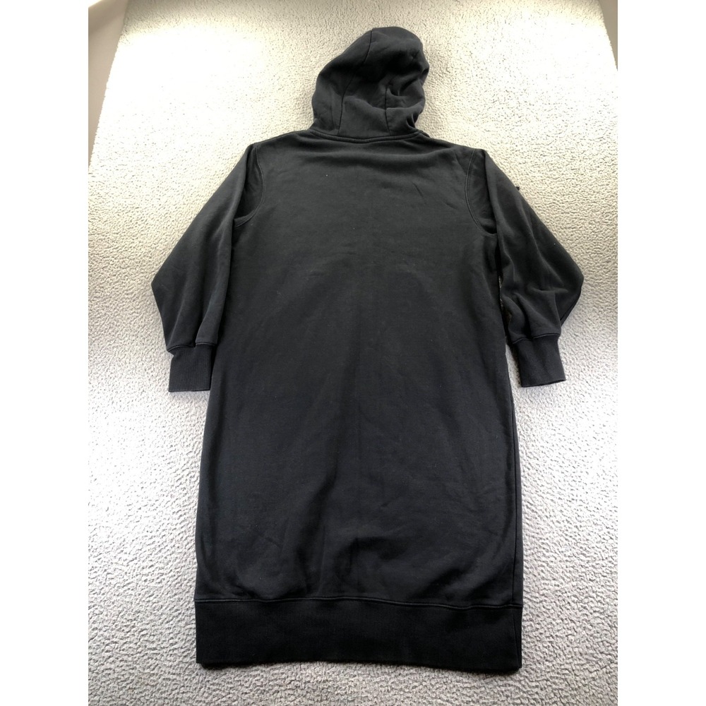 Nike Hoodie Womens Medium Black Phoenix Long Oversized Sportswear Full Zip - Picture 4 of 12